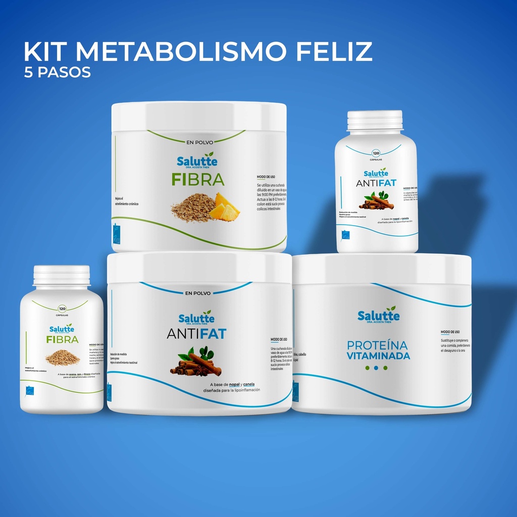 Kit Metabolismo Feliz 5 pasos