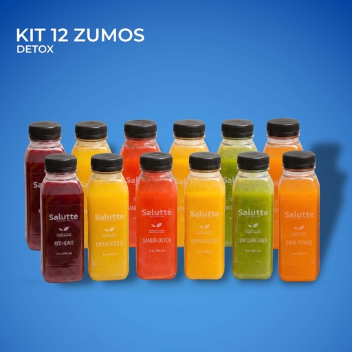 12-Pack Detox Juice Kit — Assorted Flavors